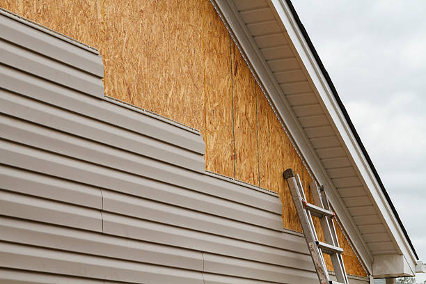 Professional Siding Repair technician working in Dawson, TX